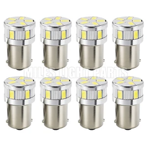 8x Auto KFZ 1156 SMD Bremslicht LED Blinker Glühlampe Rücklicht Birne R 5W Ba15s - Bild 1 von 12
