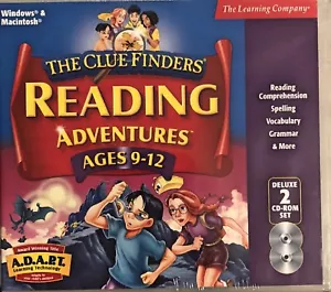 The Cluefinders Reading Adventures 9 to 12 Pc Mac Brand New Win10 8 7 XP - Picture 1 of 2