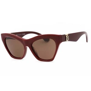 Burberry Women's Sunglasses Bordeaux Plastic Cat Eye Full Rim 0BE4420U 411973 - Picture 1 of 2