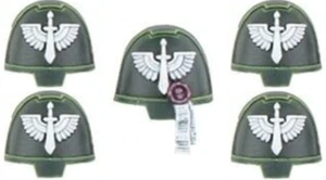 Dark Angels Upgrades 5x Gravis Shoulder Pads - Space Marines - Warhammer 40K - Picture 1 of 2