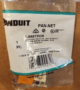 Panduit - CJ688TPOR - Cat6 - Mini-Com Jack orange - Neu - Bild 1 von 1