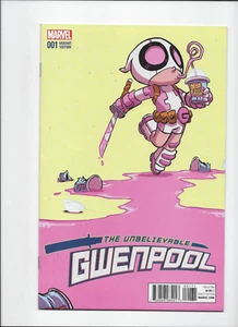 UNBELIEVABLE GWENPOOL #1 SKOTTIE YOUNG VARIANT - Picture 1 of 2