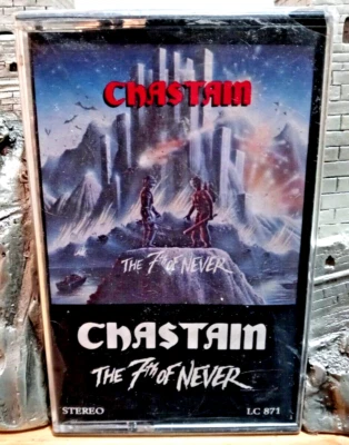 CHASTAIN - The 7th of Never (1987 Leviathan Records, US) Original CASSETTE - Imagem 1 de 4