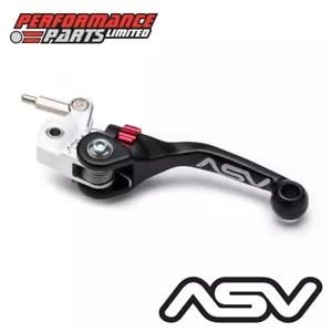 ASV F4 Black Unbreakable Short Clutch Lever for KTM 65 SX 2007 - Picture 1 of 6