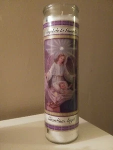 Guardian Angel 7day Prayer Candle 8" - Picture 1 of 1