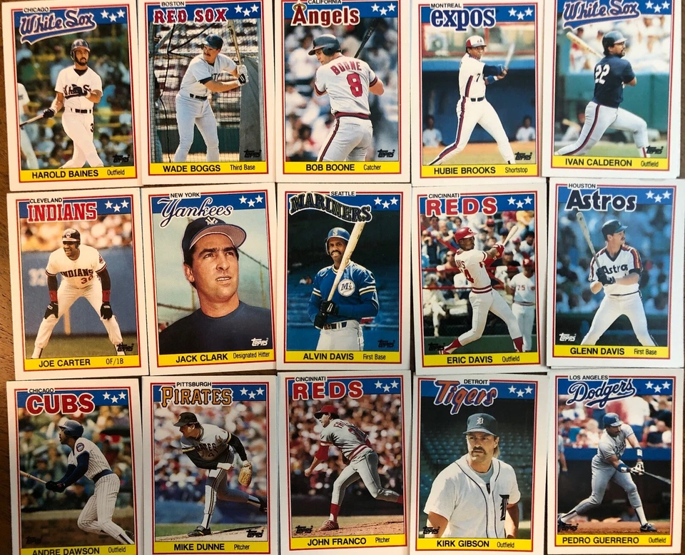 1988 Topps UK American Baseball Minis *You Pick" Complete your set * - Image 1 of 1