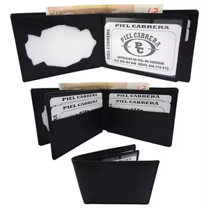 CARTERA PARA PLACA DE POLICIA NACIONAL DE ALTA CALIDAD PIEL CABRERA - Imagen 1 de 1
