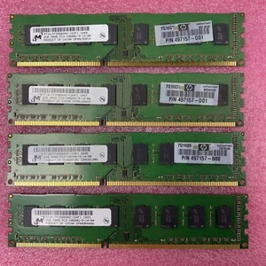 Lot of ( 4 ) 2GB Micron MT16JTF25664AZ-1G4F1 PC3-10600 DDR3 240-Pin DIMM Memory - Picture 1 of 10