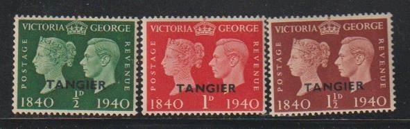 MOROCCO AGENCIES STAMPS 1940 KGVI CENTENARY OVPTD TANGIER MNH - BC16 - Image 1 of 1