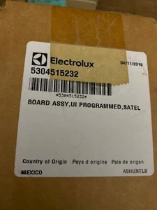 5304515232 FRIGIDAIRE ELECTROLUX TROCKNER WÄSCHE BENUTZERSCHNITTSTELLENPLATINE - Bild 1 von 1