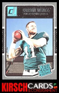 Carson Wentz 2016 Donruss #356 Philadelphia Eagles - Picture 1 of 2