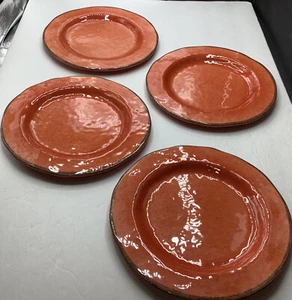 Tag Living Melamine Veranda Salad Plates (set of 4) Orange - Picture 1 of 4
