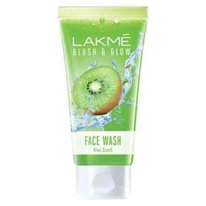 Lakme Blush & Glow Kiwi Refreshing Gel Face Wash 100% Natural Fruit 100gm - Picture 1 of 4