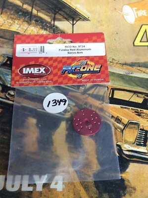 IMEX M/RC-ONE 9734 Futaba Red Servo Arm NewInPack USA Shipped - Image 1 of 2