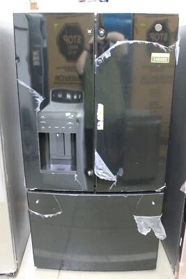 GE GFE26JGMBB 36" Negro 25,6 CU. Refrigerador de puerta francesa Ft. NOB #146985 Foto 1 de 4