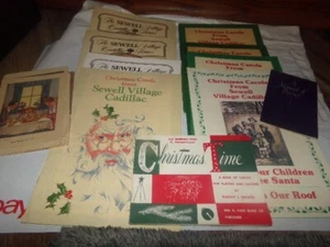 Lot 19 Vintage Christmas Songs booklets Sewell Cadillac Times & 10 Bible Stories - Picture 1 of 21