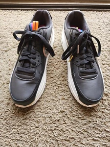 Nike Air Max 90 LTR Black/White DJ0414-001 Youth Size 6.5Y Sneakers Shoes - Nice - Picture 1 of 9