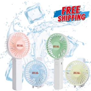 Mini Hand-held Fan | Portable Folding Desk Fan | Cooling USB Rechargeable Fan | - Picture 1 of 11