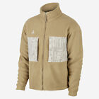 Nike ACG Microfleece Jacket Beige Bq3446 297 Size L NWT