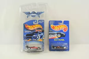 Hot Wheels No Fear Race Car 244 & 2001 Final Run Indy 500 Diecast MOC - Picture 1 of 5