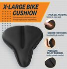 Bikeroo+Extra+Large+Bike+Seat+Cushion+%E2%80%93+Padded+Gel+Lycra+Seat+Cover+11+x+12+x+1