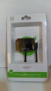 U Green Mini Displayport To HDMI & VGA Converter Adapter - Picture 1 of 1