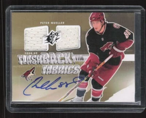 2011-12 SPx #255 Peter Mueller Flashback Fabrics Patch Auto - Picture 1 of 2