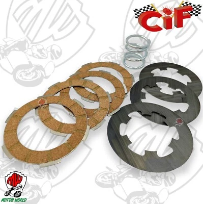 SERIE DISCHI FRIZIONE MODIFICATA CIF VESPA ET3 PRIMAVERA PK APE - Immagine 1 di 2