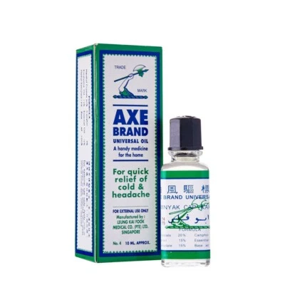 Axe Brand Universal Natural Pain Relief Healthcare Singapore Medicated Oil UK