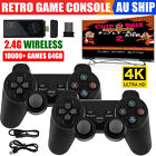 10000+ Retro Gaming 4k Hdmi Tv Video Game Stick Console W/ 2 Wireless Controller