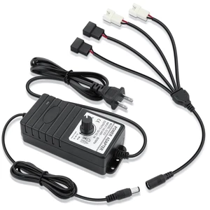 36W 12V PWM PC Fan Speed Controller, 100-240VAC to 5-12V 3A Adjustable Power ... - Picture 1 of 12