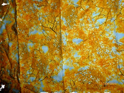 Timeless Treasures Fabrics of SOHO Fall Sky Autumn 1/2 yd - Image 1 of 3