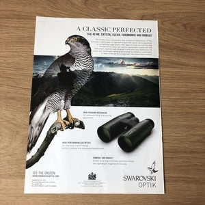 GUNS84 MAGAZINE ADVERT 12X9 SWAROVSKI OPTIK SLC 42 HD BINOCULARS - Picture 1 of 1