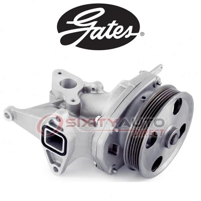 Gates Engine Water Pump for 2013 Chevrolet Malibu 2.5L L4 - Coolant so Foto 1 de 4