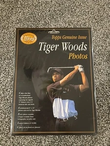 1997 TIGER WOODS TOPPS GENUINE ISSUE SIX 8 X 10 PROFESSIONAL PHOTOS SEALED NEW - Picture 1 of 2