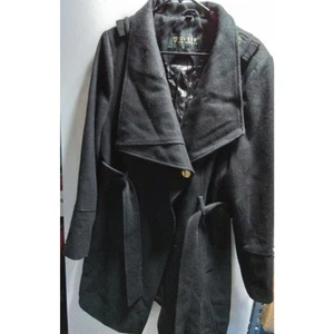 Guess Black Car Coat - Picture 1 of 12