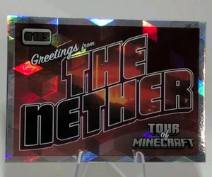 The Nether #189 Cubic Foil Tour Of Minecraft 2024 Panini Minecraft - Picture 1 of 2