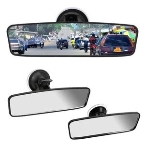 Car Rear View Mirror,Car Interior Suction Cup Rearview Mirror for Driving Test - Picture 1 of 7