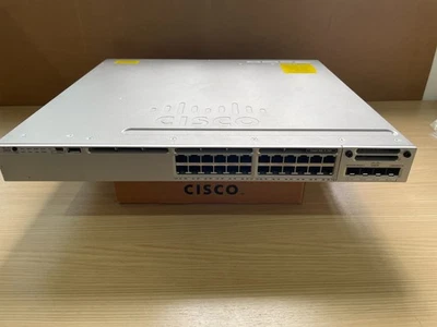 Cisco Catalyst (WS-C3850-24P-S) 24 Port PoE+, w/NM-4-1G Module. READ DESCRIPTION - Image 1 of 4