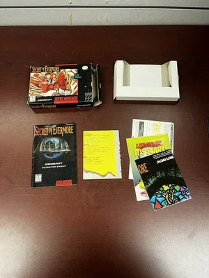 Secret of Evermore (Super Nintendo Entertainment System, 1995) NO GAME - Image 1 of 4
