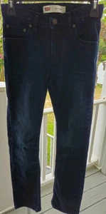 Levi's 511 Slim Performance Jeans Boy's 12 Regular Size 26"x27" Dark Wash Denim - Picture 1 of 8