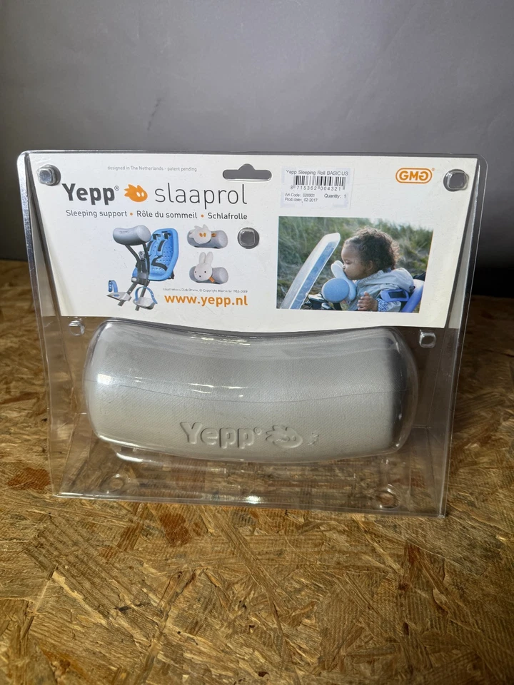 NUEVO Yepp Sleeping Roll Basic Slaaprol Soporte para Dormir para Asiento de Bicicleta para Niños Delantero Foto 1 de 2