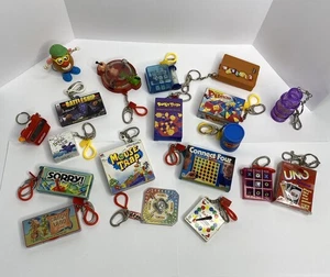 Vintage 1990's - 2000's MINI GAME KEYCHAIN  LOT of 19 - Some Missing Pieces Y2K - Picture 1 of 4