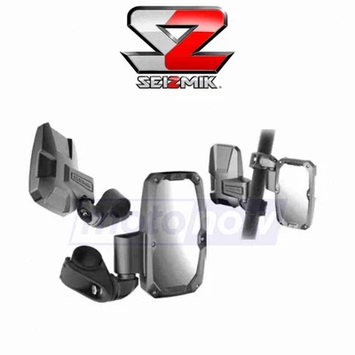 Seizmik Embark ABS Side View Mirrors for 2009-2021 Kawasaki KAF620 Mule 4010 zi Foto 1 de 4