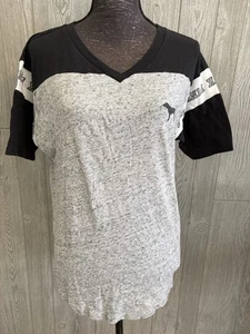 Top Victorias Secret Rosa Mujer Talla XS Gris Negro Mezcla Algodón - Imagen 1 de 8