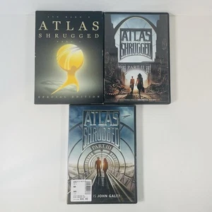 Atlas Shrugged Trilogy - Part I, II, & III (DVD) 1 2 3 - Part III is NEW! - Picture 1 of 6