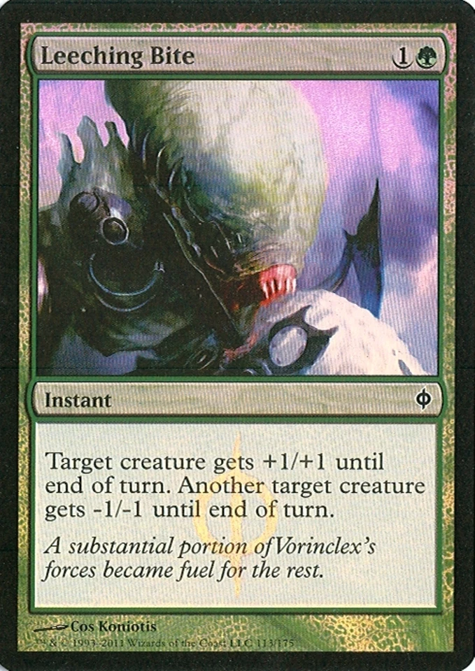 MTG - New Phyrexia - Leeching Bite - 2X - Foil - NM - Image 1 of 1