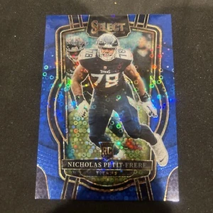 2022 Panini Select Nicholas Petit-Frere Blue Disco 3/25 RC #205 SSP Titans! - Bild 1 von 11