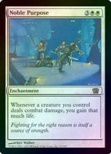 Noble Purpose - Foil New MTG Eighth Edition 8th Magic 2B3