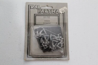 Ral Partha Bushido Miniaturas Pack Ronin con Lanza 53-751 Plomo Foto 1 de 4